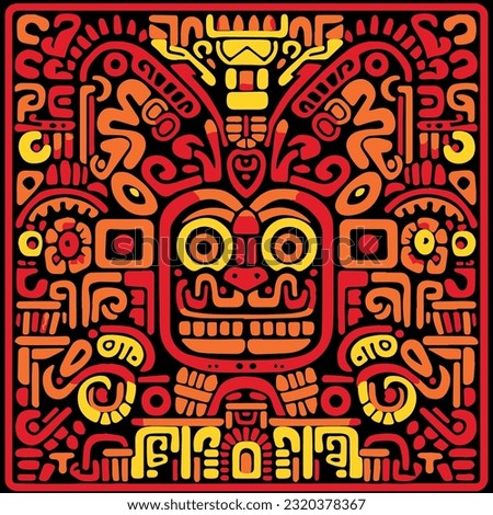 maya pattern, background, texture, surface, maya