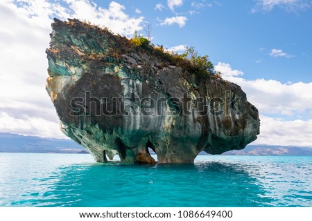 Similar – Image, Stock Photo Landscape Near General Carrera Lake, Chile