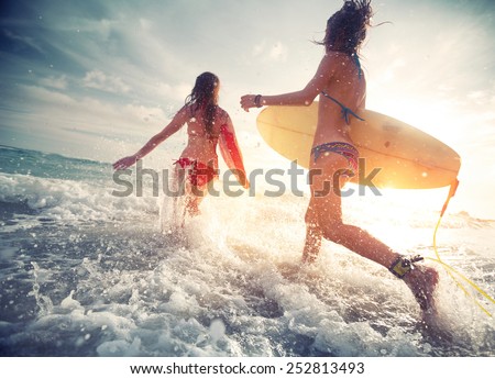 Foto Bild Am Strand Surfen