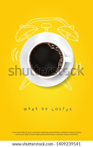 Coffee Poster Advertisement Flayers Vector Illustration