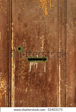 vintage wood post mail texture background