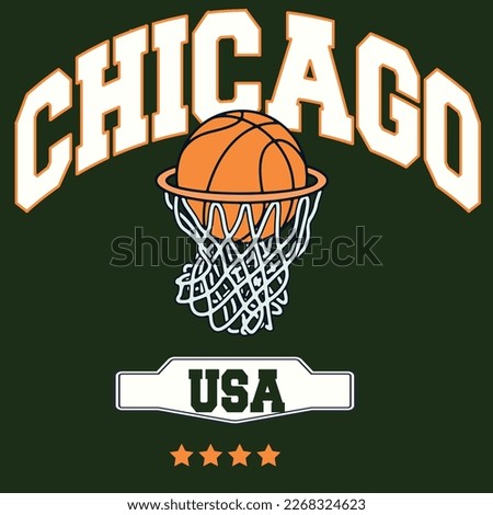 College Varsity Baseball Basketball Collegiate University Logo Vector Design. Slogan Graphic T-shirt Placement. Boston, Los Angeles, Chicago.