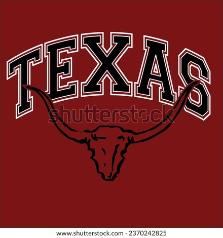 Texas Western Wild West Rodeo Wyoming Dallas Cowboy Country Varsity retro Bull USA Trending Graphic Tee t-shirt logo slogan graphic artwork typography
