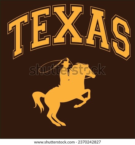 Texas Western Wild West Rodeo Wyoming Dallas Cowboy Country Varsity retro Bull USA Trending Graphic Tee t-shirt logo slogan graphic artwork typography
