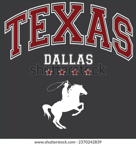 Texas Western Wild West Rodeo Wyoming Dallas Cowboy Country Varsity retro Bull USA Trending Graphic Tee t-shirt logo slogan graphic artwork typography
