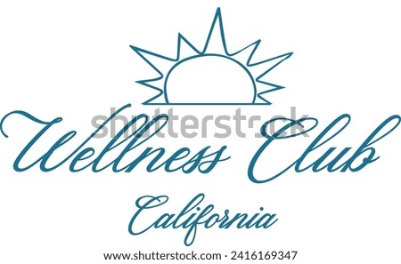 Health Club Wellness Club Varsity College The Hamptons Malibu California luxury USA Trending Script Slogan Whreaf Graphic Tee t-shirt apparel Fashion logo artwork typography tote badge emblem crest 