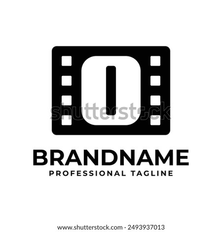 Letter O Movie Logo, Perfect for Film Production Studios