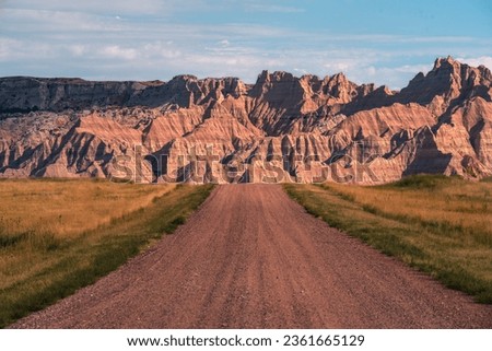 Similar – Foto Bild Canyon im Badlands National Park USA von unten aufgenommen