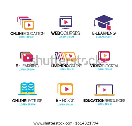 Online Learning White Background : Online Learning Vector Photo Free