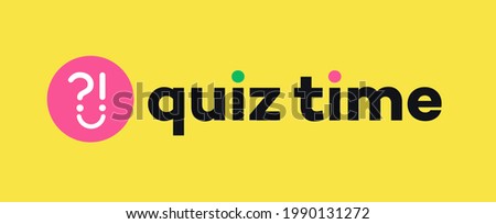 Quiz vector sign with question for competition, exam, smart show, kids game, interview. Quiz icon. Answer question symbol. Illustration 10 eps