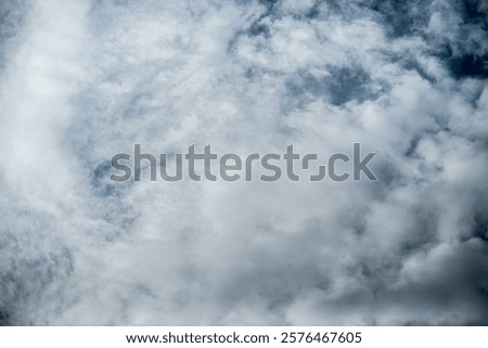 Similar – Image, Stock Photo thick grey clouds of smoke surrounded by glowing sparks
