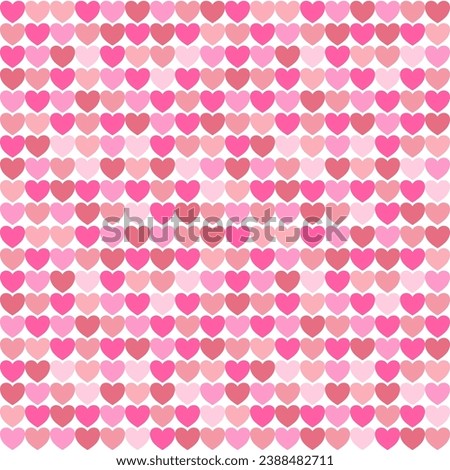 Seamless pattern with hand drawn hearts. Background for textile, wrapping paper, fashion, illustration.