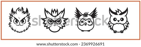 furby flat minimal vector logo style silhouette collection