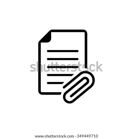 document with Attachment icon