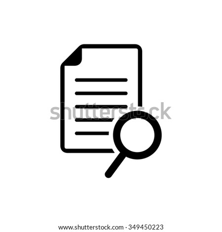 document with search icon