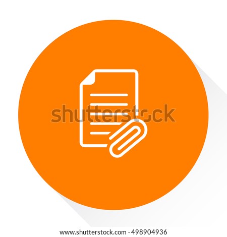 document with Attachment icon