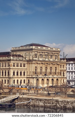 Buidling of Academy of Science (MTA), Budapest, Hungary