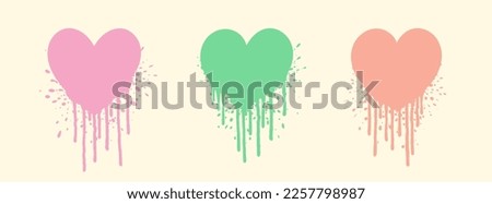 Similar – Image, Stock Photo Heart drops