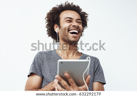 Similar – Image, Stock Photo Calm black man in sunglasses in city