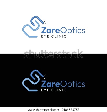 Zara Optics Eye Clinic Logo Design for eyes related company