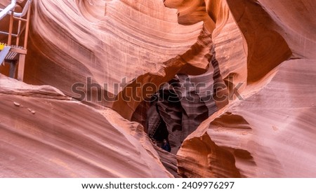 Similar – Foto Bild Antelope Canyon, tritt ein