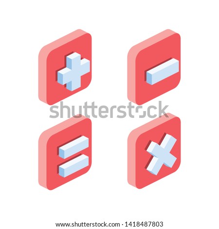 Pin location, map marker GPS, pointer. Vector 3d isometric color icon new flat style. Creative illustration, idea for infographics.