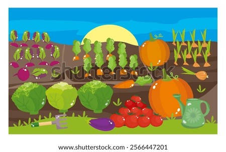 Similar – Image, Stock Photo #S# Pumpkin friends Food