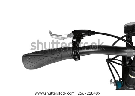 Similar – Image, Stock Photo bicycle handlebar, bike mode of transport