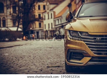 Detail of a beauty and fast sportcar Сток-фото © 