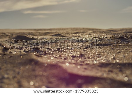 Similar – Image, Stock Photo Water and sand Sand