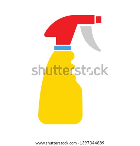 water sprayer concept logotype template design. Business logo icon shape. water sprayer simple logo illustration