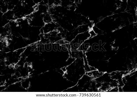 Black Marble Background Texture Natural Stone Pattern Abstract With