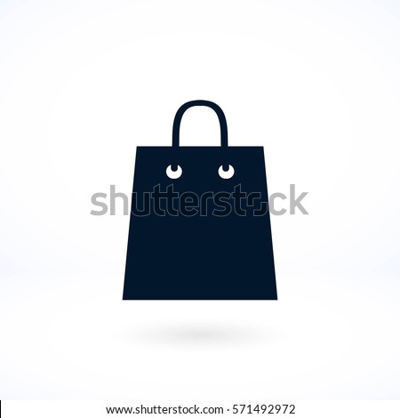 bag vector icon, flat design best vector icon