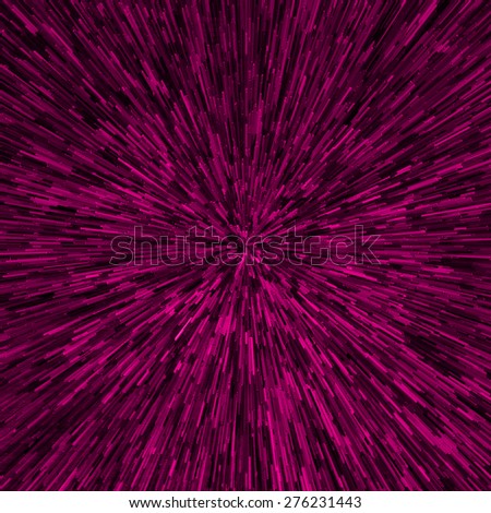 Black background with depth effect pink