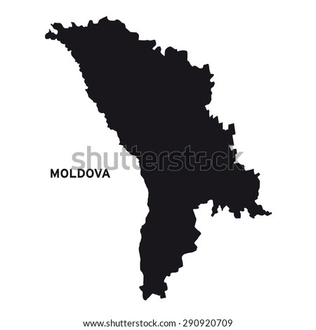 Moldova map vector