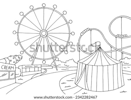 Roller Coaster Clipart Black And White | Free download on ClipArtMag