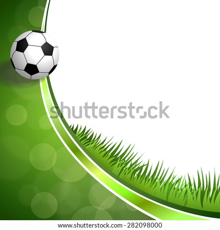 Background abstract green football soccer sport ball illustration vector