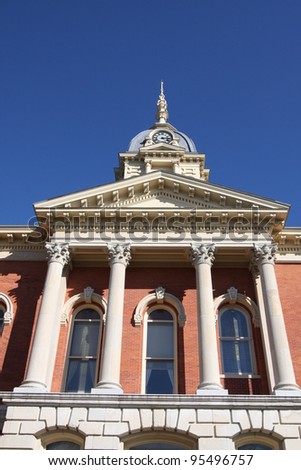 Marshall County Court house in Plymouth Indiana