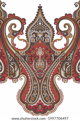 Beautiful paisley border in the vintage paisley border with seamless paisley border........
 