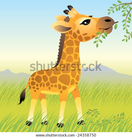 Baby Animal collection: Giraffe\\
\\
More baby animals in my portfolio.