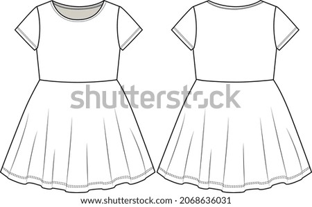 Girl In Dress Clipart | Free download on ClipArtMag