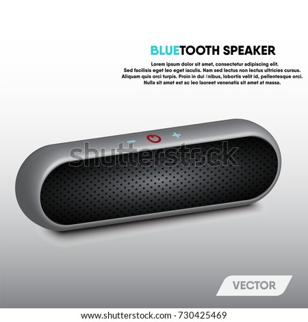 Smart speaker and multifunctional modern trend., Vector, Illustration
