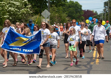 Norwalk, CT, USA - May 24, 2015: The individuals are some of the many participants at the \