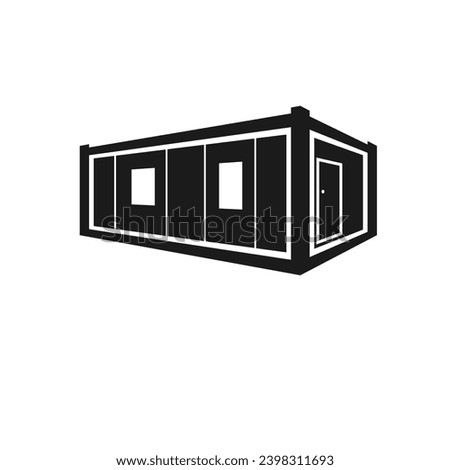container rental element logo vector