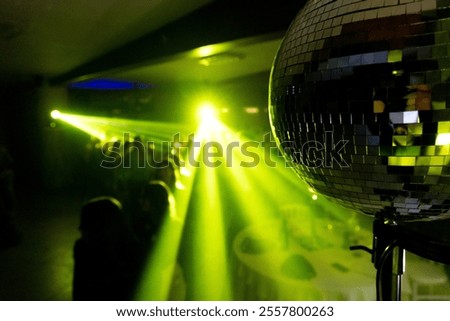 Similar – Image, Stock Photo Space mirrored and rotated: In yellow and green