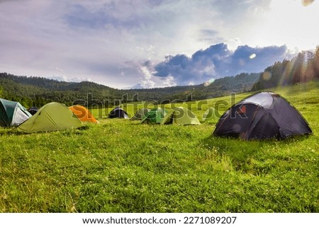 Similar – Image, Stock Photo wet grass Trip Freedom