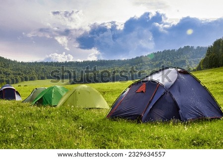 Similar – Image, Stock Photo wet grass Trip Freedom