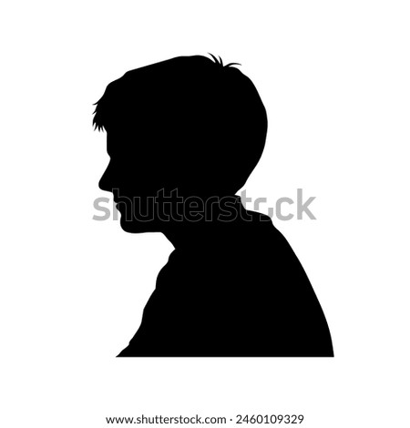 Similar – Image, Stock Photo shoulder haired boy