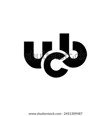 UCB business company logo design 