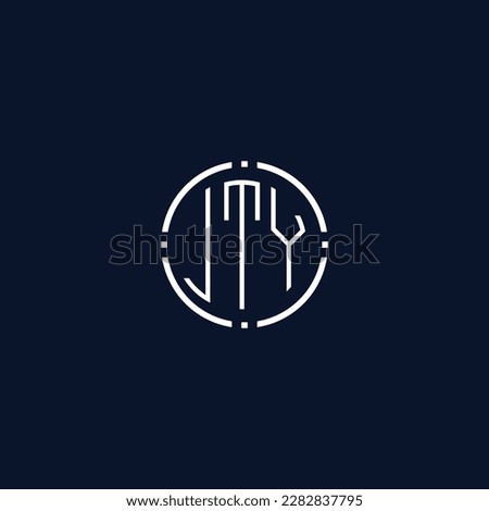 Creative-Rounded-Initial-Letters-JTY-Logo.It will be suitable for which company name or brand.